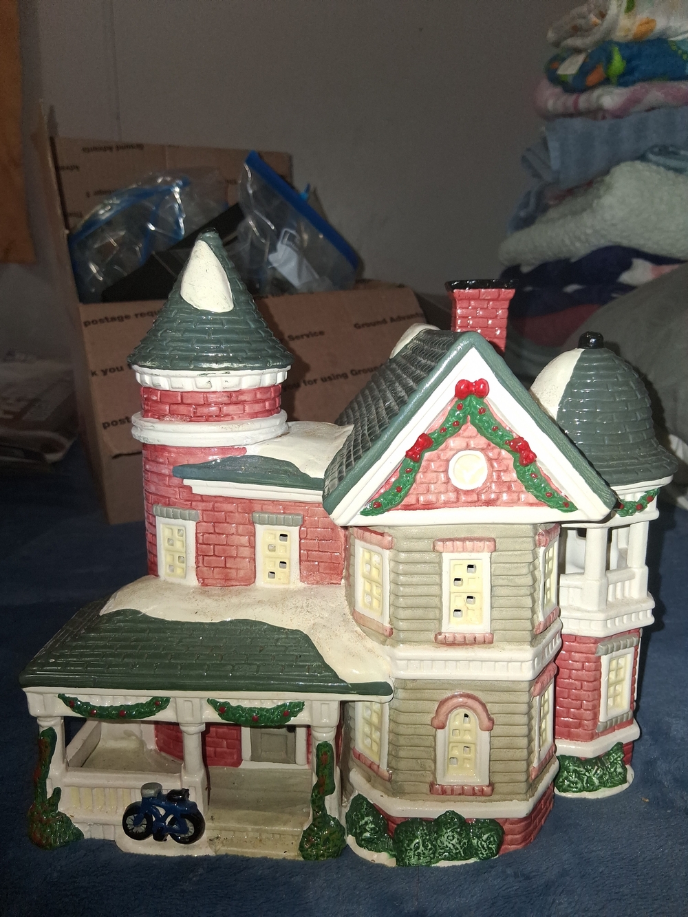 Vintage 1993 Christmas Village House